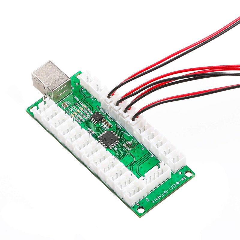 Guwarry 20 Pcs/Lot Zero Delay USB Encoder Jumper Wires Terminals Size 0.110 (2.8mm) Compatible with SANWA Arcade Buttons, Seimitsu, Japan Style Arcade Buttons/JST XH2.54 Plugs to .110 - Image 3